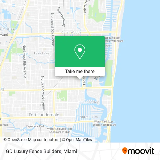 Mapa de GD Luxury Fence Builders