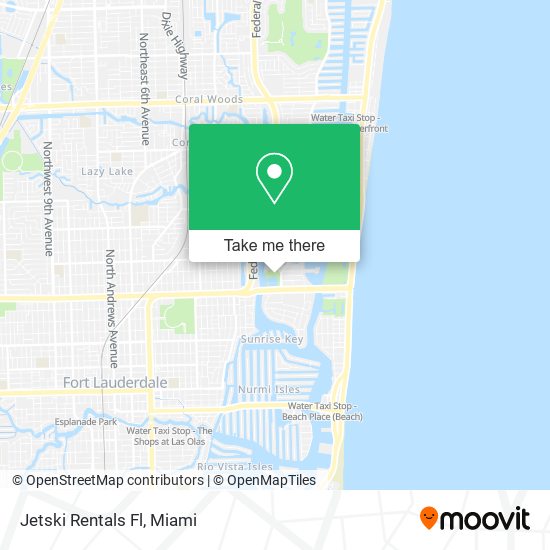 Jetski Rentals Fl map