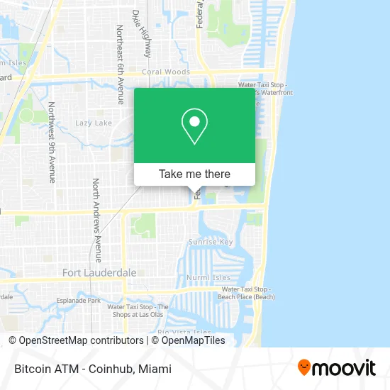 Bitcoin ATM - Coinhub map