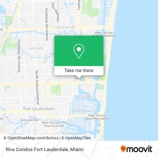 Riva Condos Fort Lauderdale map