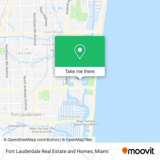 Mapa de Fort Lauderdale Real Estate and Homes