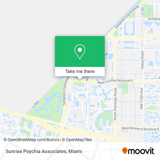 Sunrise Psychia Associates map