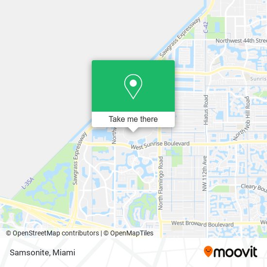 Samsonite map