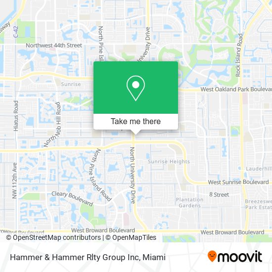 Hammer & Hammer Rlty Group Inc map