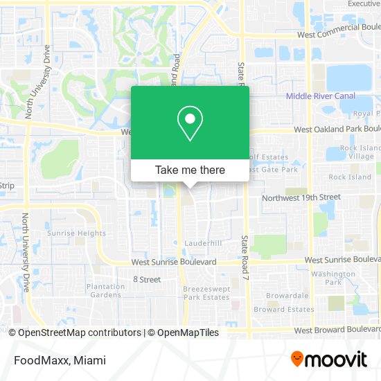 FoodMaxx map