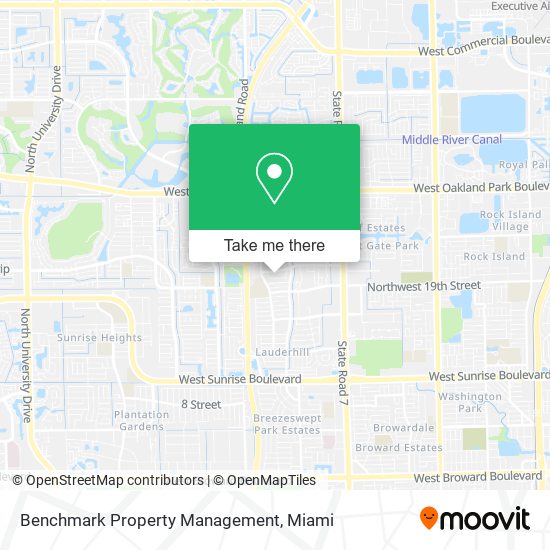 Mapa de Benchmark Property Management