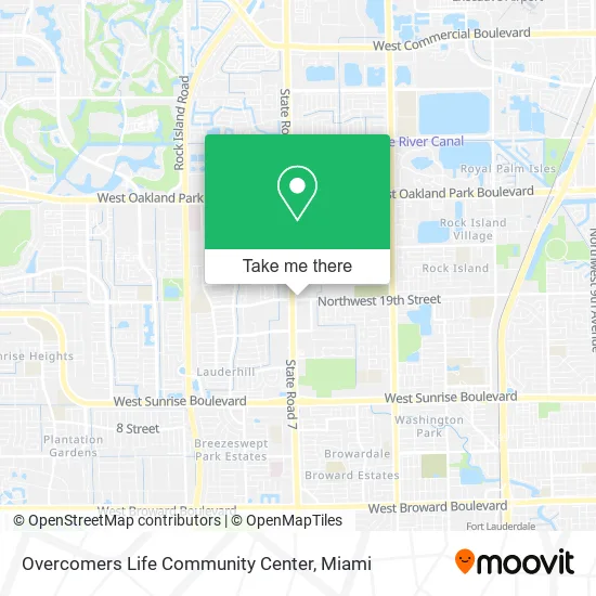 Overcomers Life Community Center map