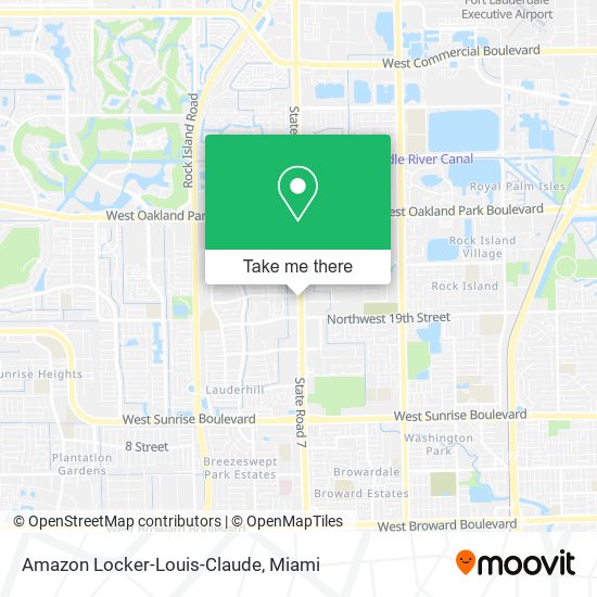 Mapa de Amazon Locker-Louis-Claude