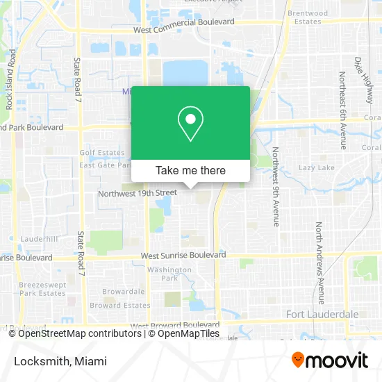 Locksmith map