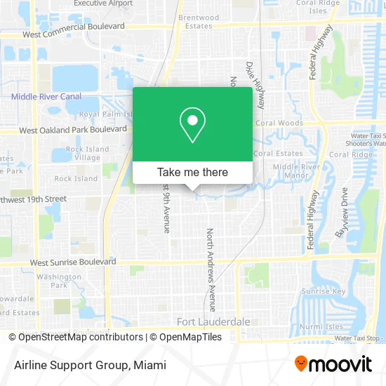 Mapa de Airline Support Group
