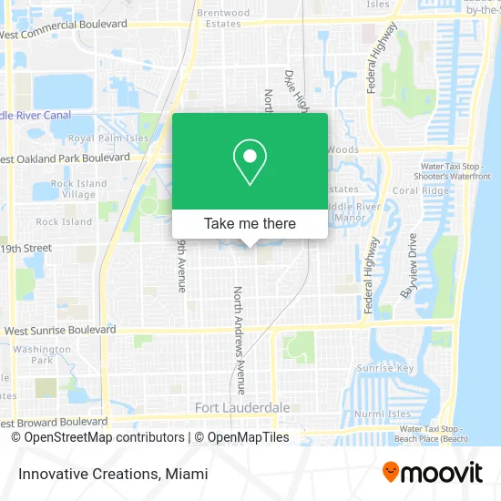 Innovative Creations map