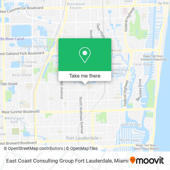 East Coast Consulting Group Fort Lauderdale map