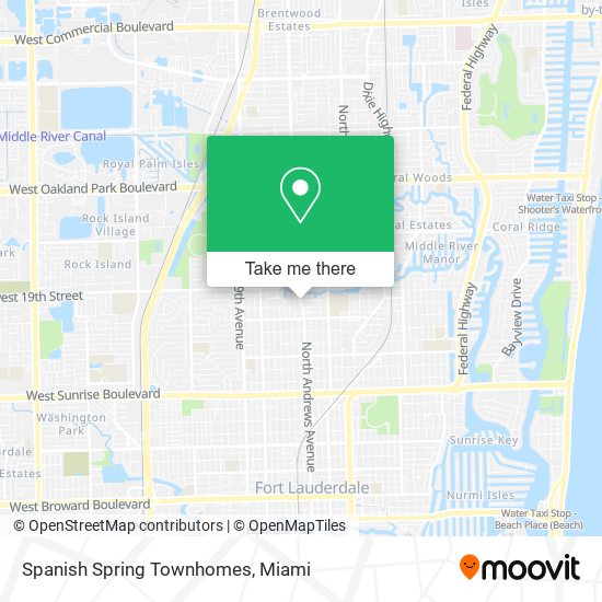 Spanish Spring Townhomes map