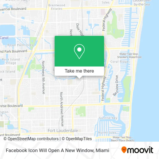 Facebook Icon Will Open A New Window map