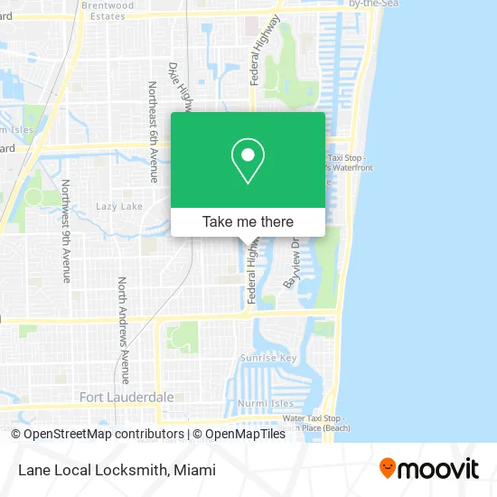 Lane Local Locksmith map