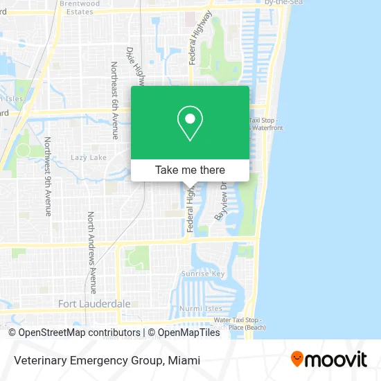 Veterinary Emergency Group map