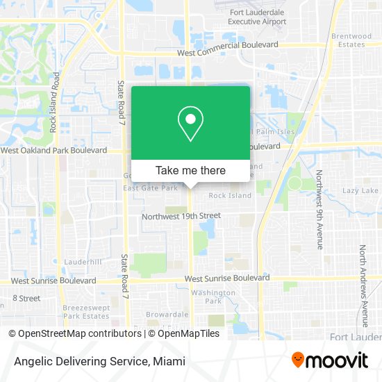 Angelic Delivering Service map