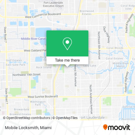 Mobile Locksmith map