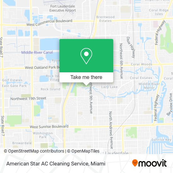 Mapa de American Star AC Cleaning Service