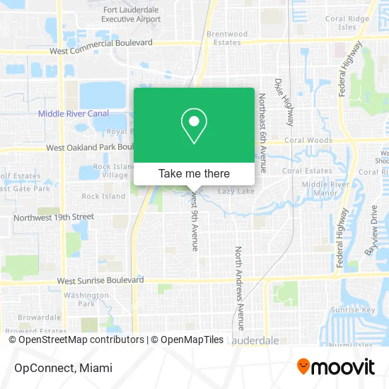 Mapa de OpConnect