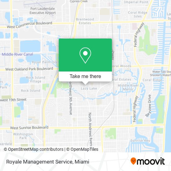 Mapa de Royale Management Service
