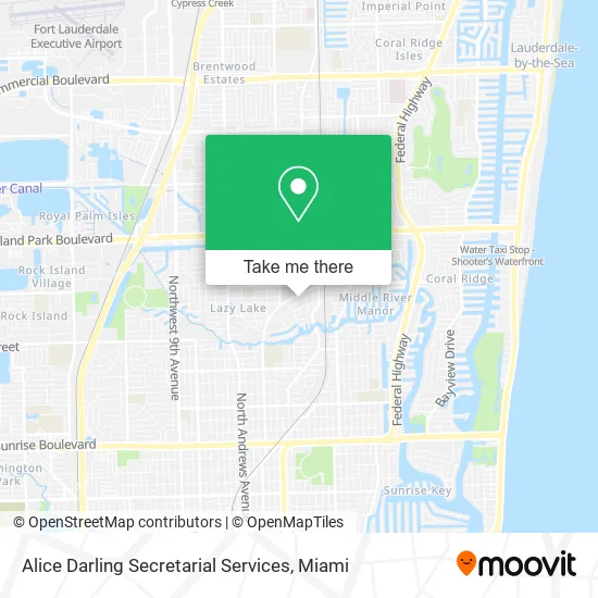 Alice Darling Secretarial Services map