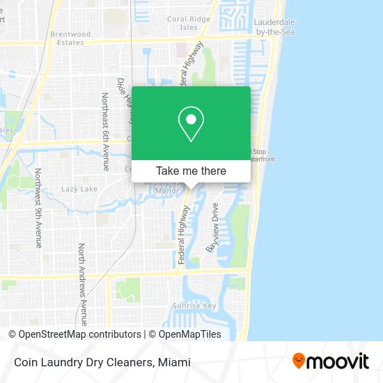 Coin Laundry Dry Cleaners map