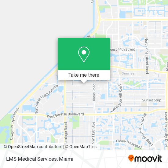 LMS Medical Services map