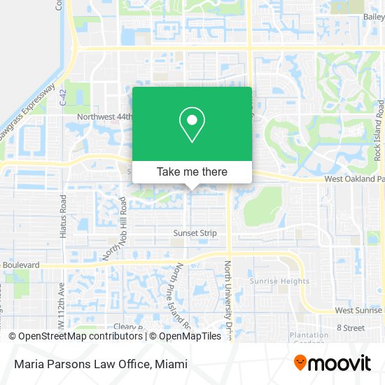 Mapa de Maria Parsons Law Office