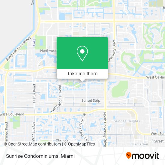 Sunrise Condominiums map