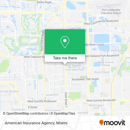 American Insurance Agency map