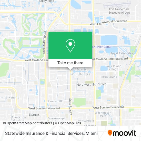 Statewide Insurance & Financial Services map