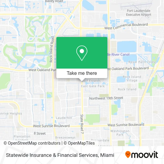 Statewide Insurance & Financial Services map