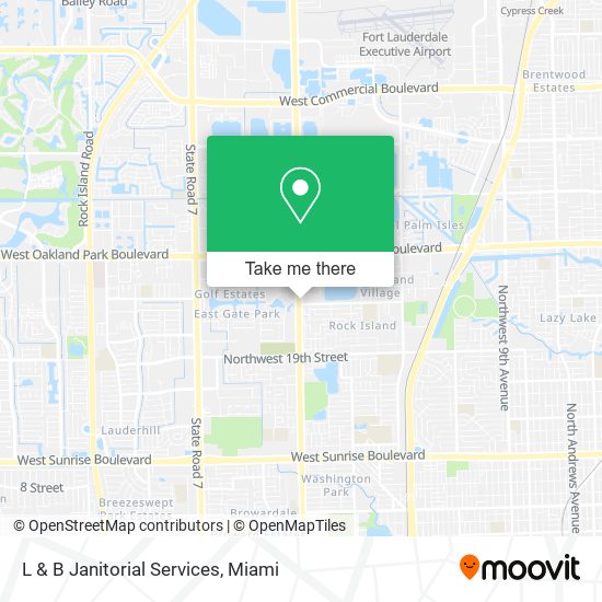L & B Janitorial Services map