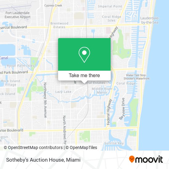 Mapa de Sotheby's Auction House