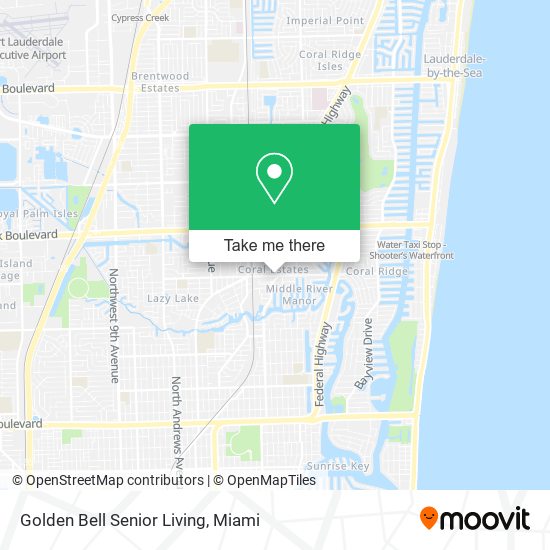 Golden Bell Senior Living map