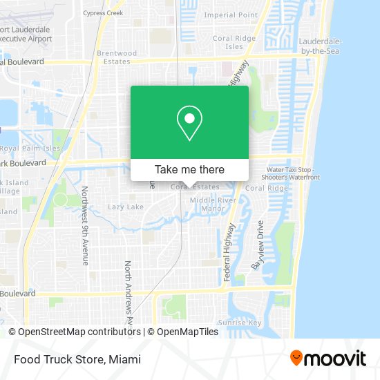 Food Truck Store map