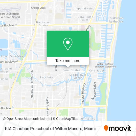 KIA Christian Preschool of Wilton Manors map