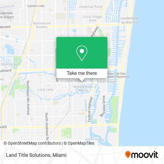 Mapa de Land Title Solutions