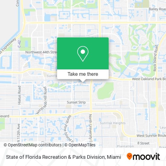 Mapa de State of Florida Recreation & Parks Division