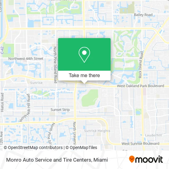 Monro Auto Service and Tire Centers map