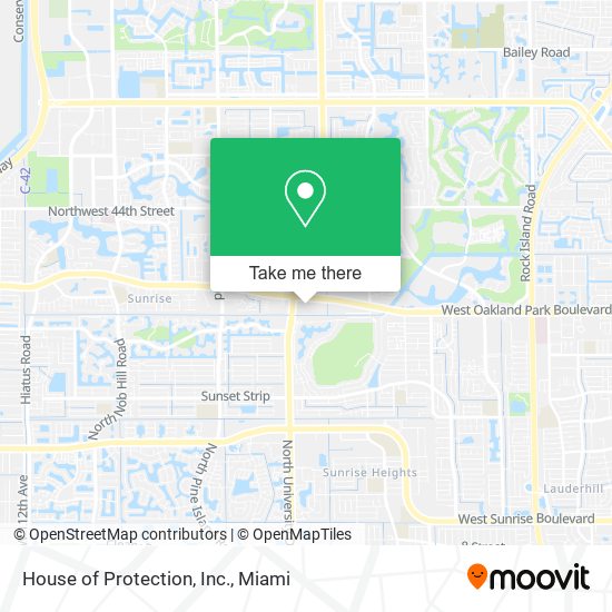 Mapa de House of Protection, Inc.
