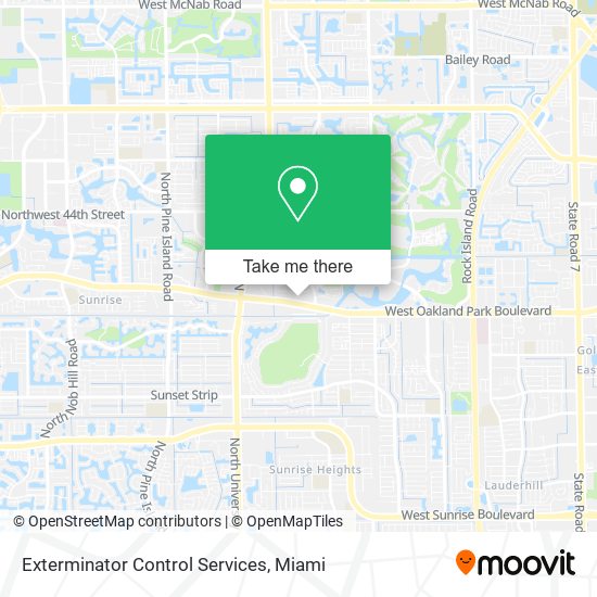 Mapa de Exterminator Control Services