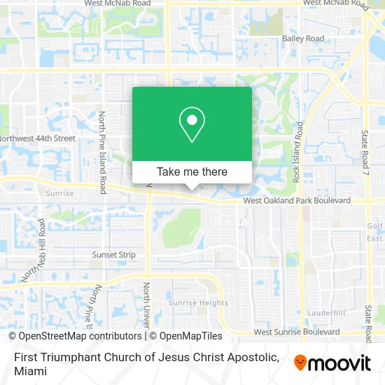 First Triumphant Church of Jesus Christ Apostolic map