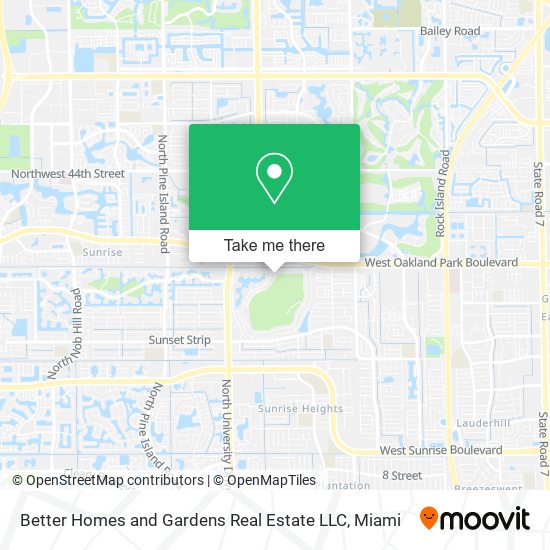 Better Homes and Gardens Real Estate LLC map