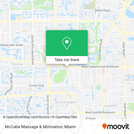 McCabe Massage & Motivation map