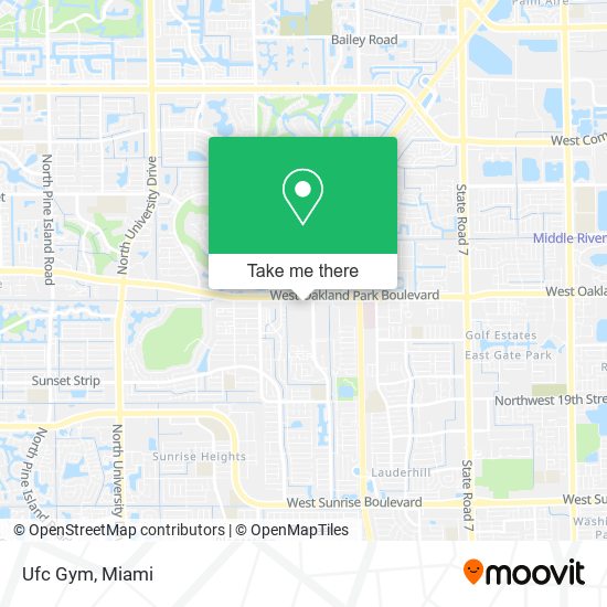 Mapa de Ufc Gym