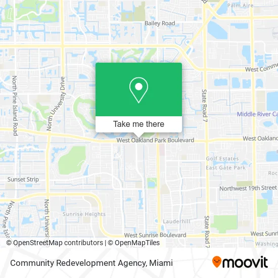 Community Redevelopment Agency map