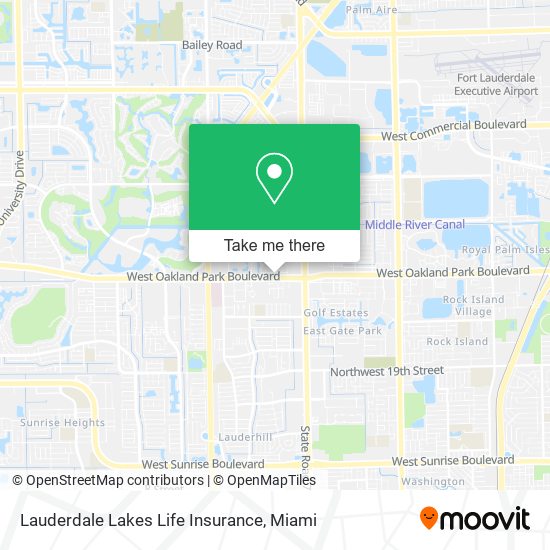 Lauderdale Lakes Life Insurance map