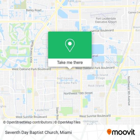 Seventh Day Baptist Church map